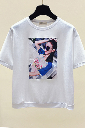 F907RN11_프린팅 티셔츠(3색상)