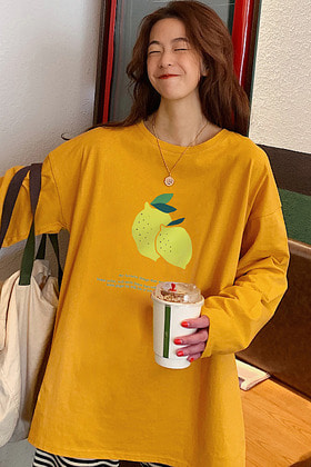 F219MD33 레몬 티셔츠(3색상)