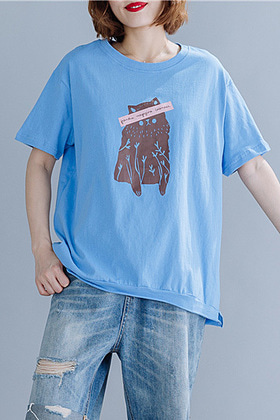 F727RN45_프린팅 티셔츠(3색상)